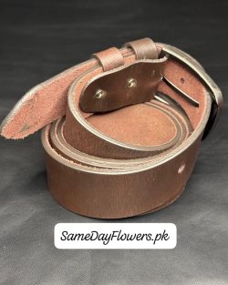 Men’s Dress Belt Brown Karachi - SameDayFlowers.pk
