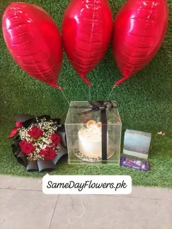 Flowers and Perfume Gift Lahore - SameDayFlowers.pk