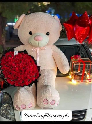 Valentine's Day Teddy Lahore - SameDayFlowers.pk