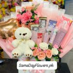Pink Chocolate Box for Her Lahore - SameDayFlowers.pk