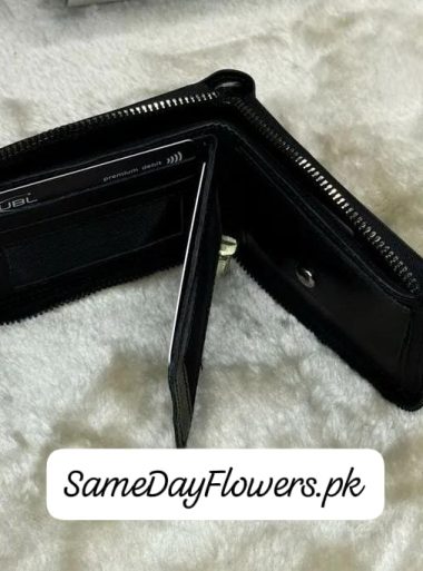 Leather Zipper Wallet for Men Pakistan - SameDayFlowers.pk