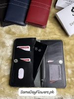 Genuine Leather Long Wallet Pakistan - SameDayFlowers.pk