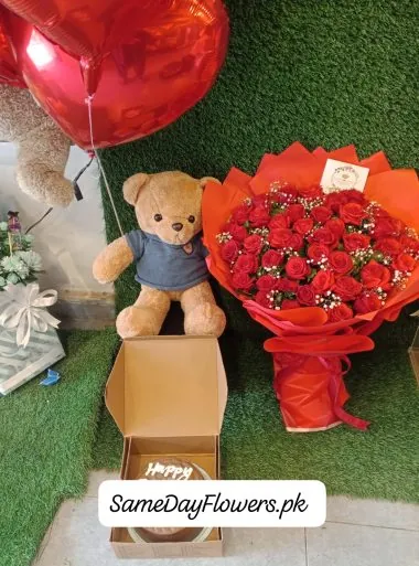 Valentine's Day Gift Delivery Same Day Flowers - SameDayFlowers.pk