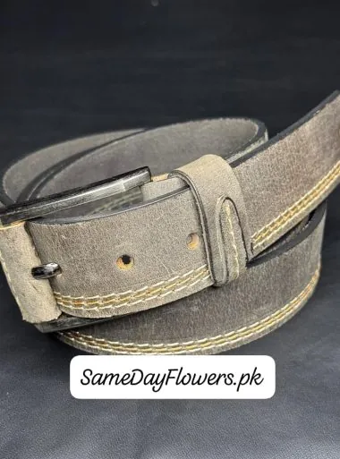Premium Leather Belt for Him Lahore - SameDayFlowers.pk