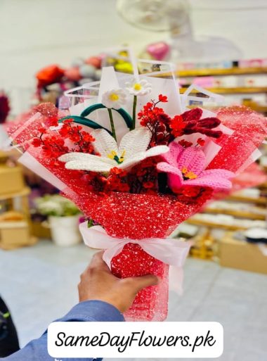 Crochet Flowers Online Lahore - SameDayFlowers.pk