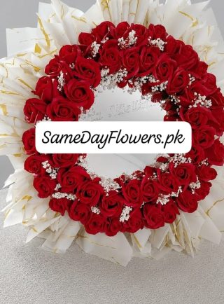 Mirror Flower Bouquet Lahore - SameDayFlowers.pk