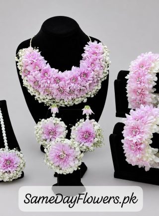Flower jewellery for Bride Lahore - SameDayFlowers.pk