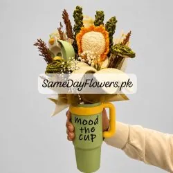 Mug and Flowers Lahore - SameDayFlowers.pk