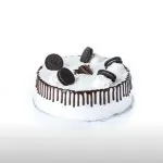 Oreo Ice Cream Cake with creamy layers and crunchy cookie toppings