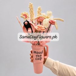 Tumbler Flower Gift Lahore - SameDayFlowers.pk