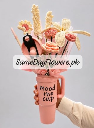 Tumbler Flower Gift Lahore - SameDayFlowers.pk