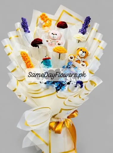 Send Crochet Flowers Lahore - SameDayFlowers.pk